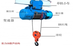 钢丝绳电动葫芦出现故障原因分析