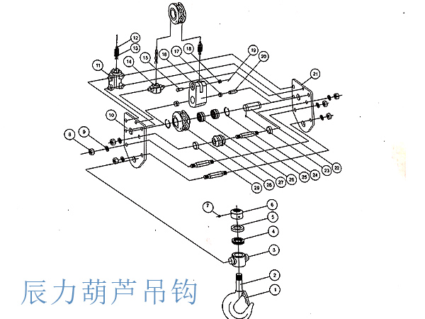 链条电动葫芦吊钩